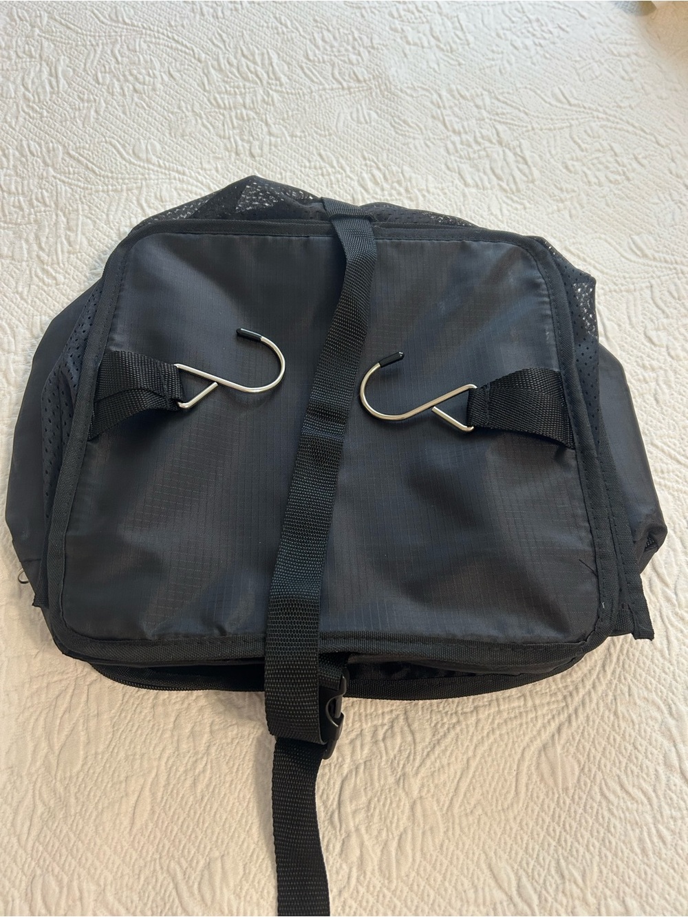 Black Portable Hanging Closet & Travel Organizer - Picture 3 of 4
